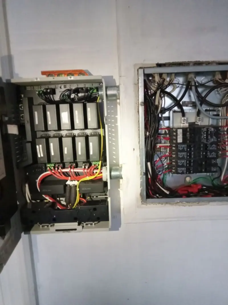 Electrical panel upgrade completed for Ring Doorbell Installation in Winslow